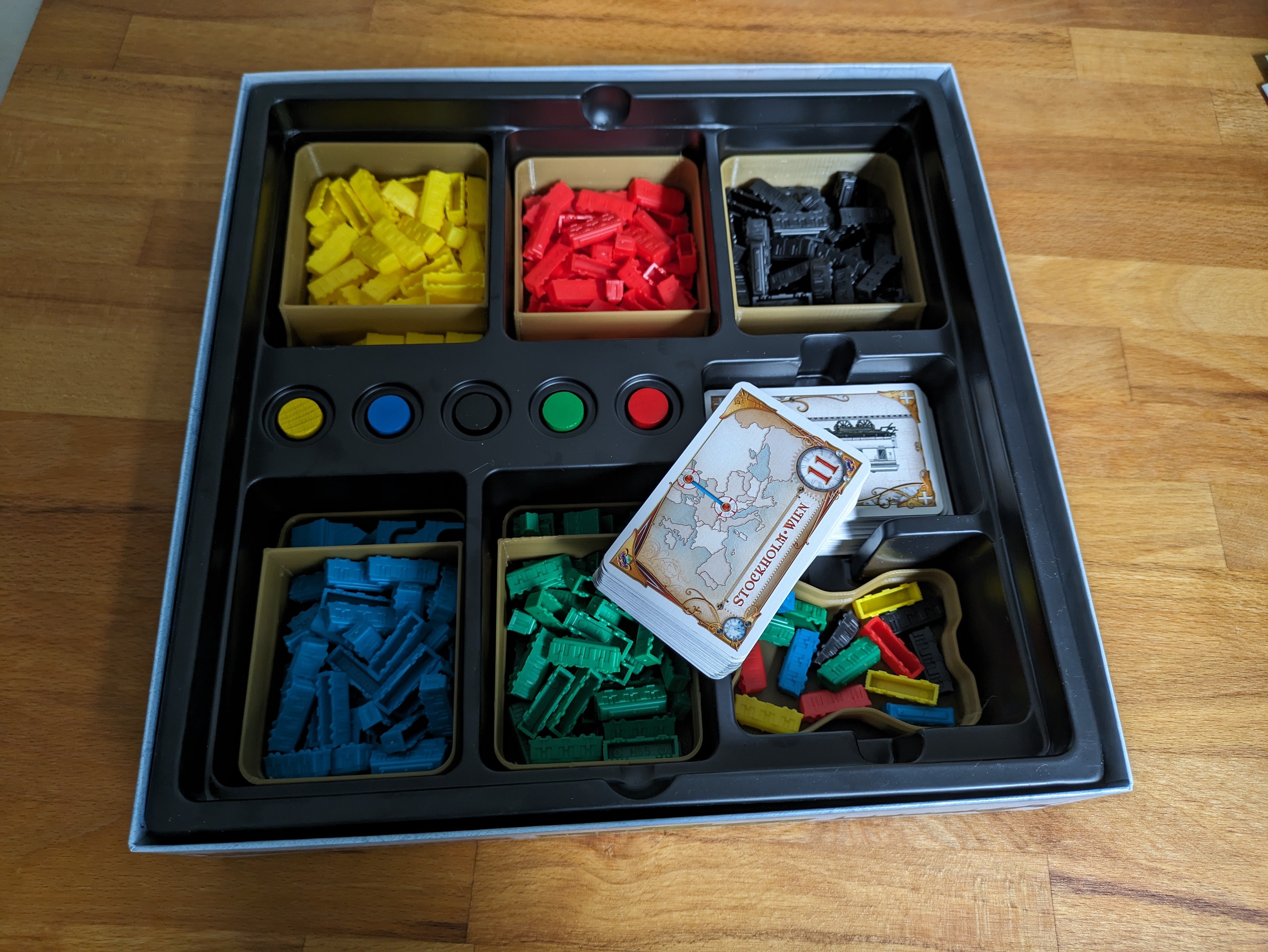 Ticket To Ride / Zug um Zug Europe Kaartorganizer