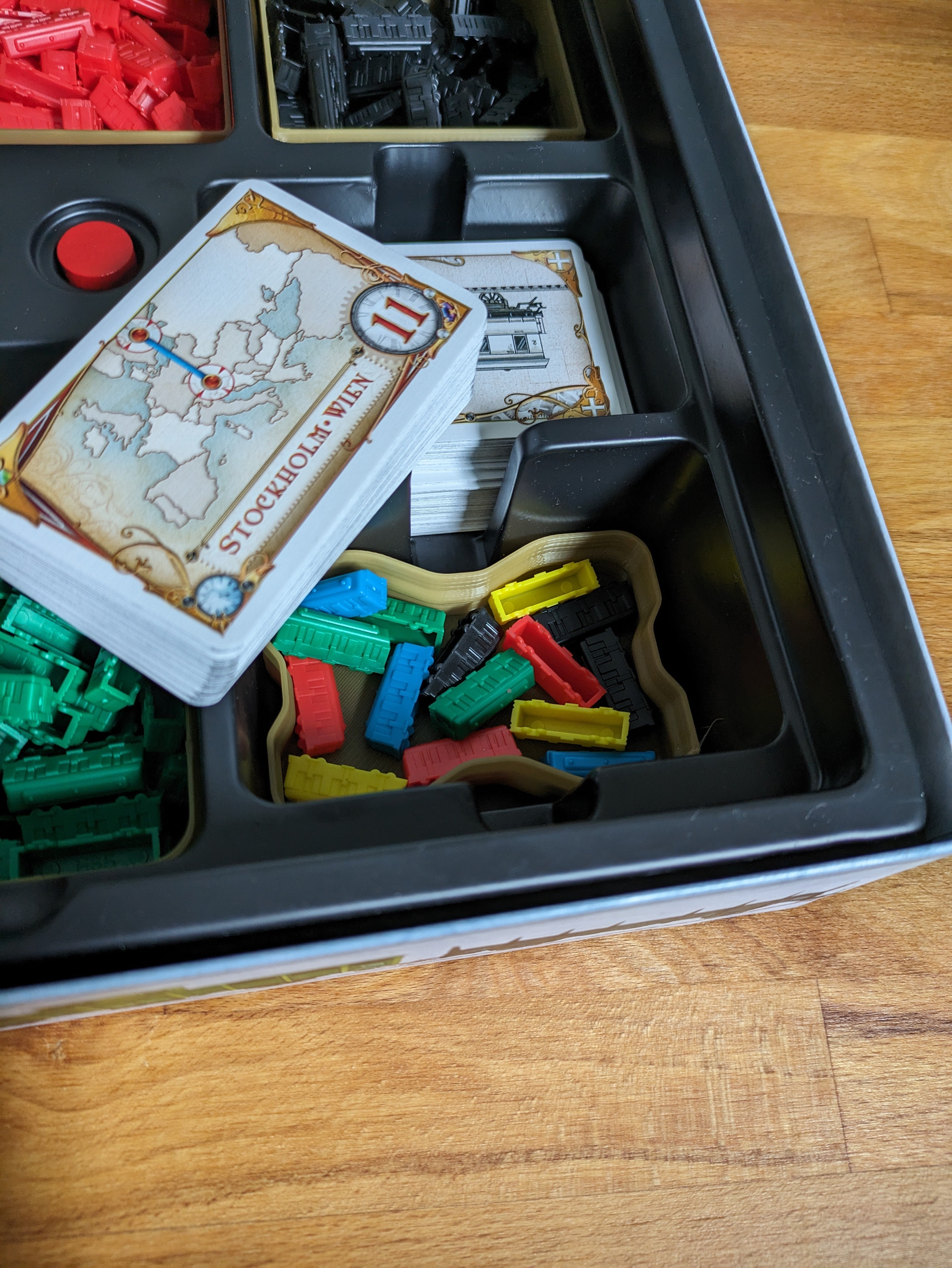 Ticket To Ride / Zug um Zug Europe Kaartorganizer