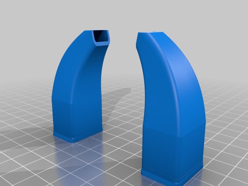 Upgradebeugel voor Geeetech A10/A30: E3D V6 Hotend en dubbele 5015 ventilatorsteun