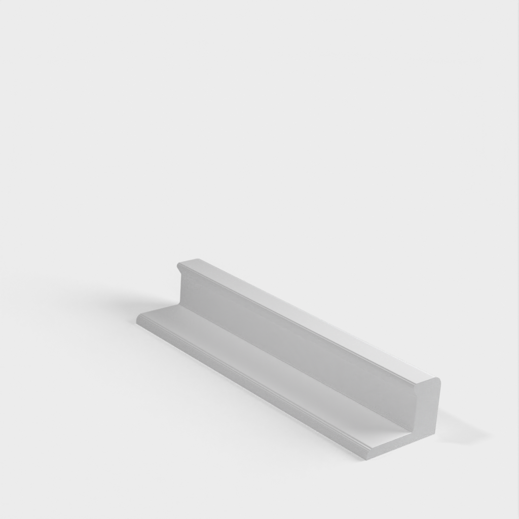 Wandplank en bovenklem voor iPad/Tablet