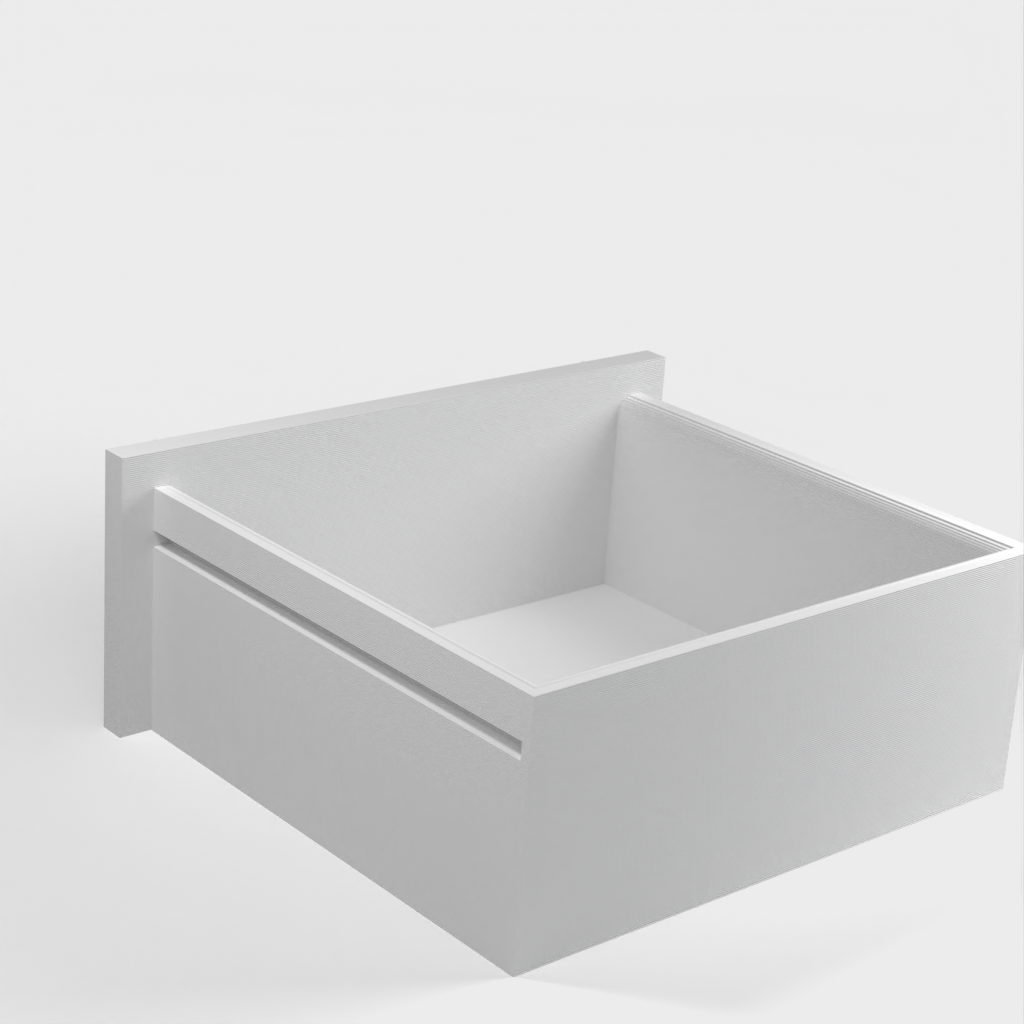 Design badkamerorganizer met lade en zijruimte voor wattenschijfjes