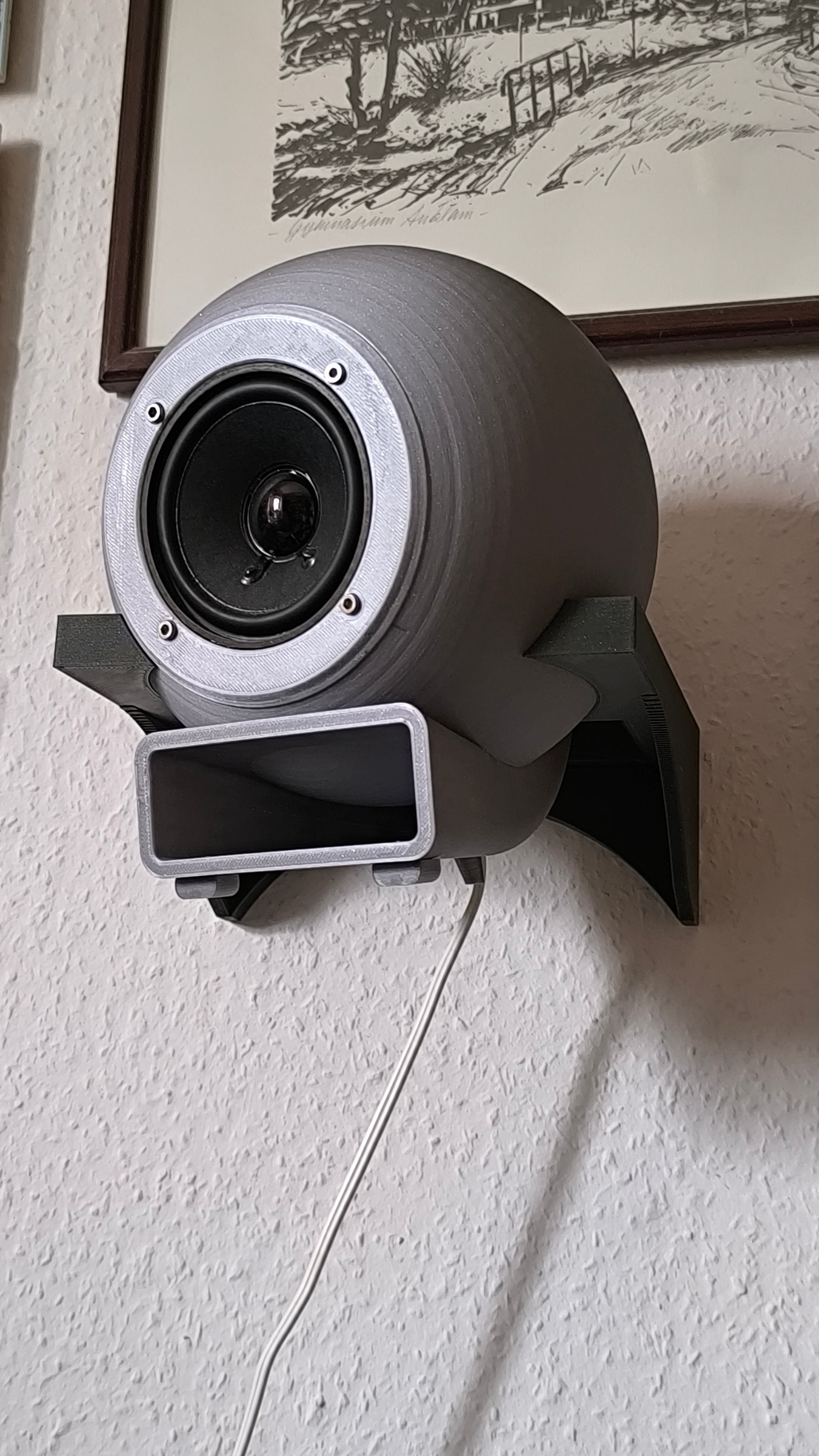 Wandmontage voor Back Horn Luidspreker V4.0 - Verstelbare Richting