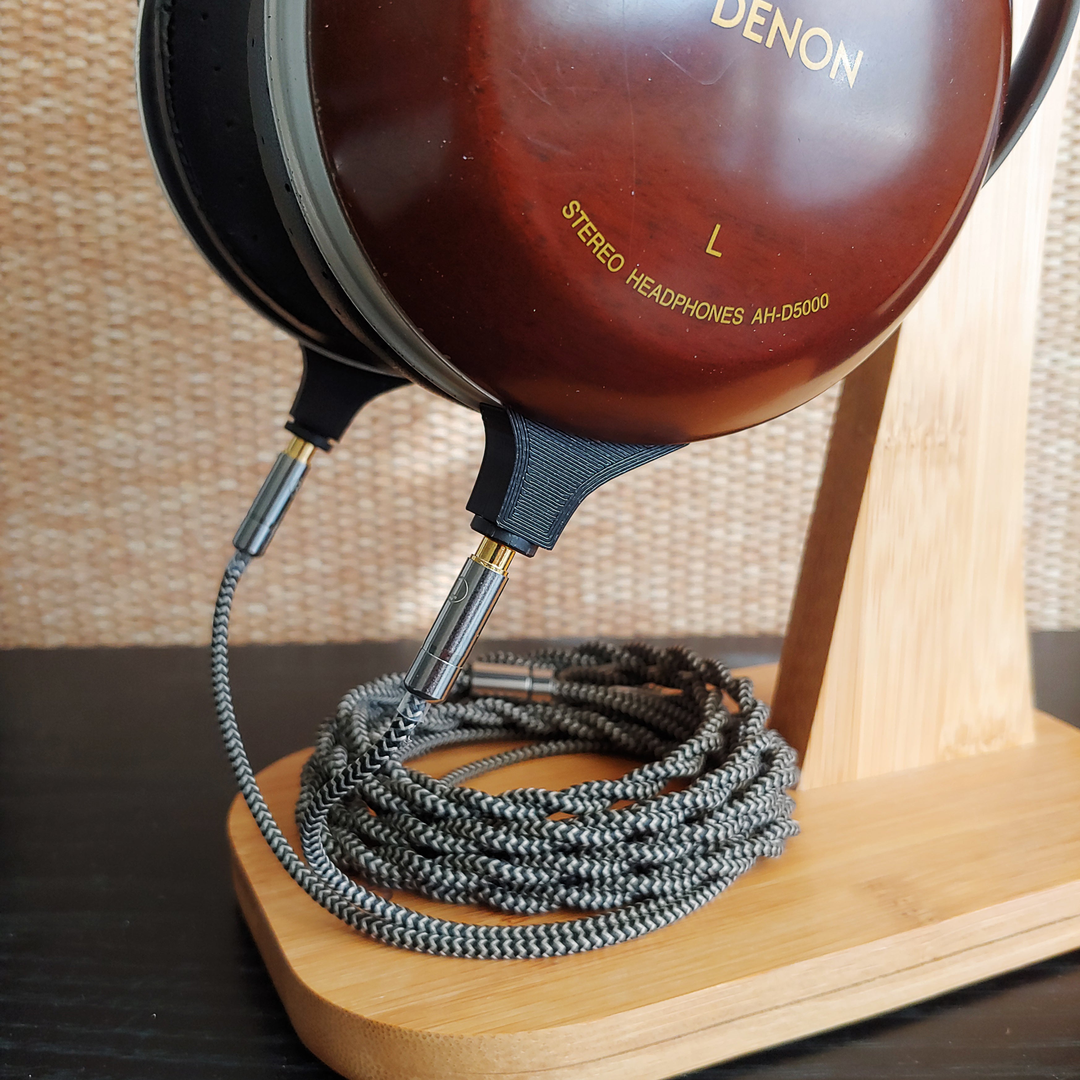 Denon/Fostex/E-MU hoofdtelefoon modificatieadapter voor verwijderbare 3,5mm kabel
