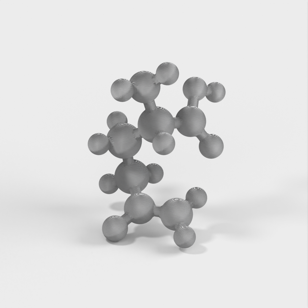 Moleculair Model - Glutamine - Model op atomaire schaal