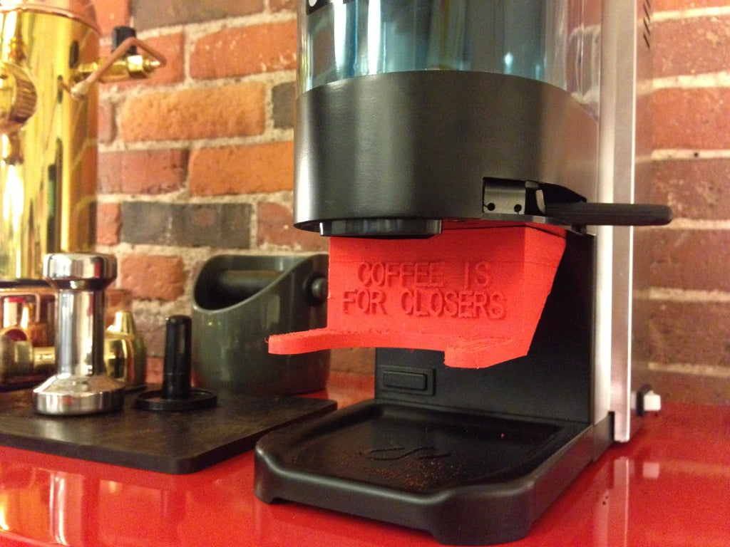 Verstelbare Portafilter Steunvork voor Rancilio Rocky Espressomolen