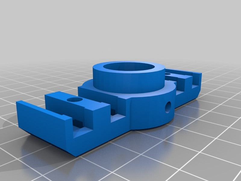 German RepRap NEO E3D V6-montage met geïntegreerde stekker en kabelbeheer