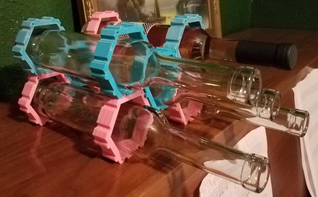 Modulaire wijnrek voor 375ml flessen