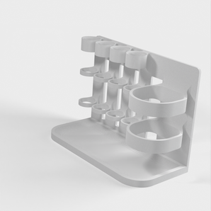 Badkamerorganizer voor tandenborstel en tandpastahouder
