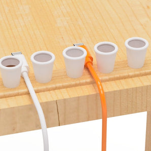 USB-kabelhouder in koffiekopdesign