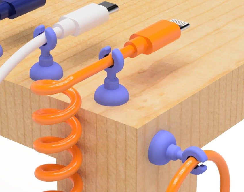 USB-kabelhouder (gescheiden type)