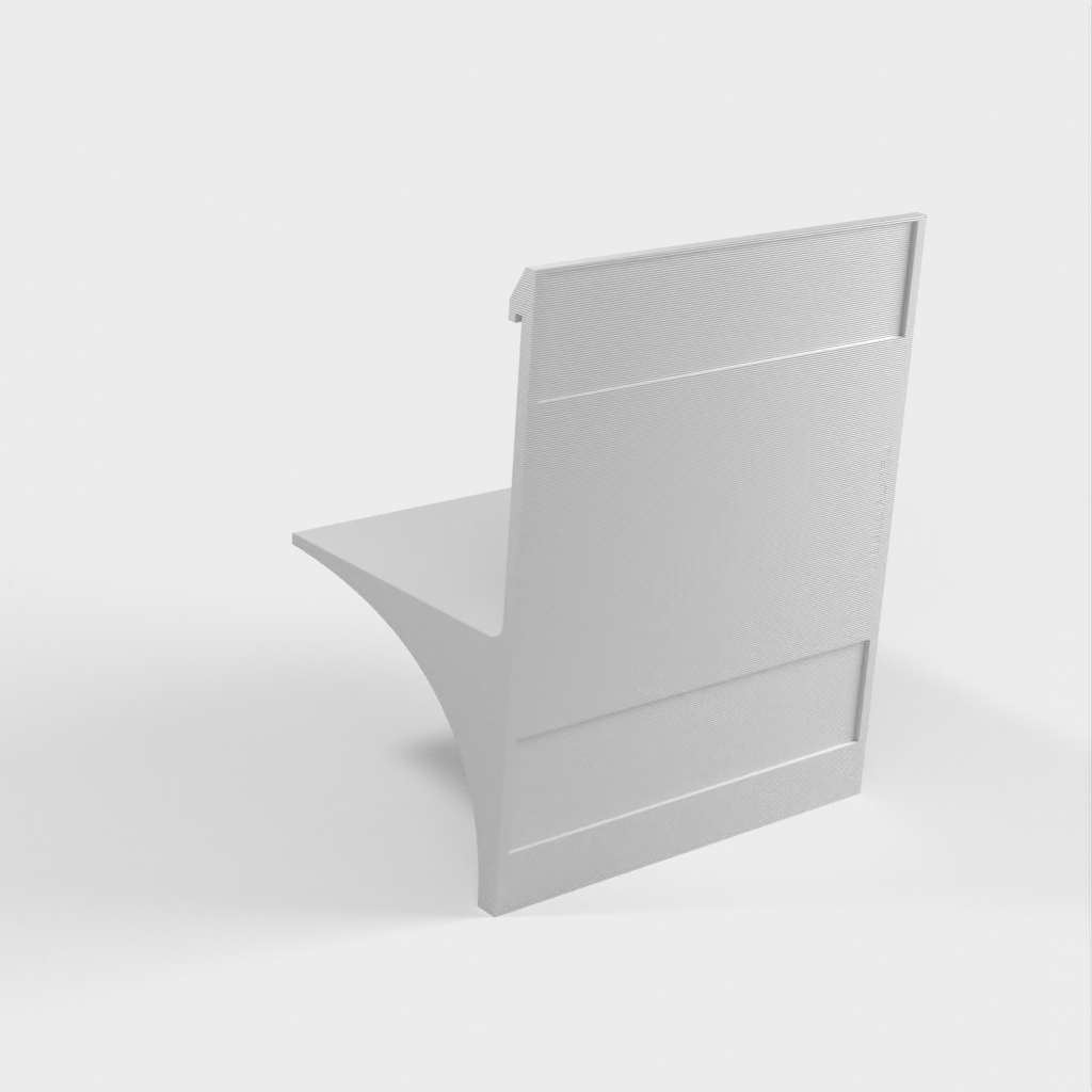 Wandplankbeugel voor IKEA Malmback zonder boren