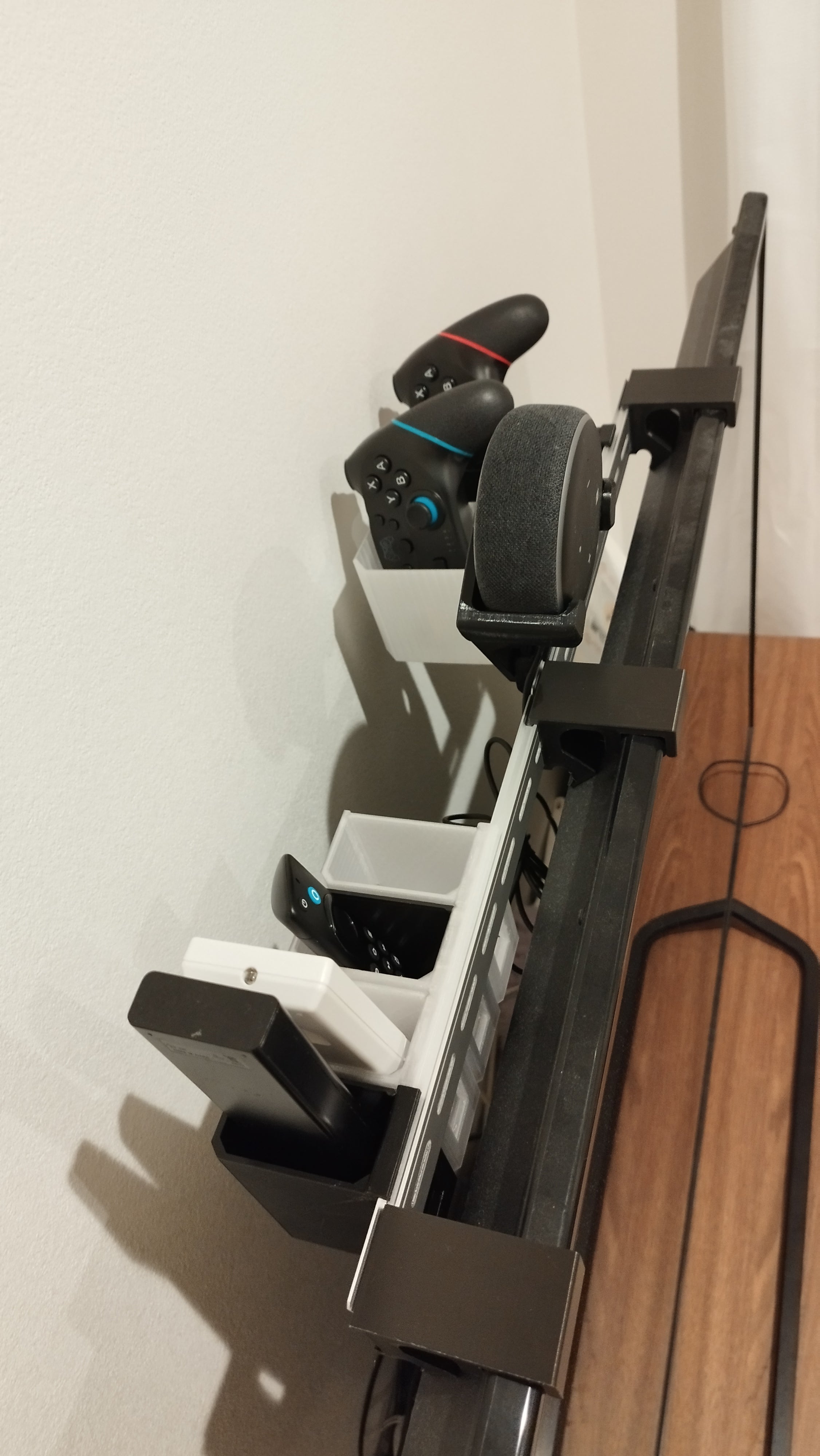 TV Top Afstandsbediening Houder met DIN Rail