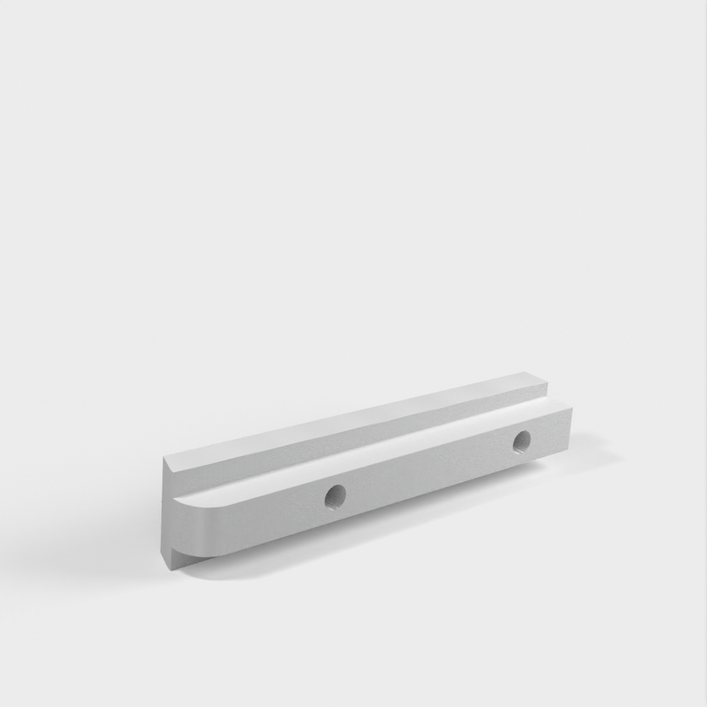 Wandmontagebeugel met Blind Mount Cleat voor 28 mm gordijnroede (Ikea)
