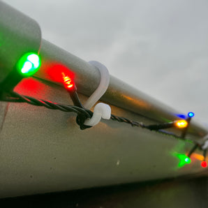 Kerstverlichtinghaak voor zinken dakgoot (10 stuks)