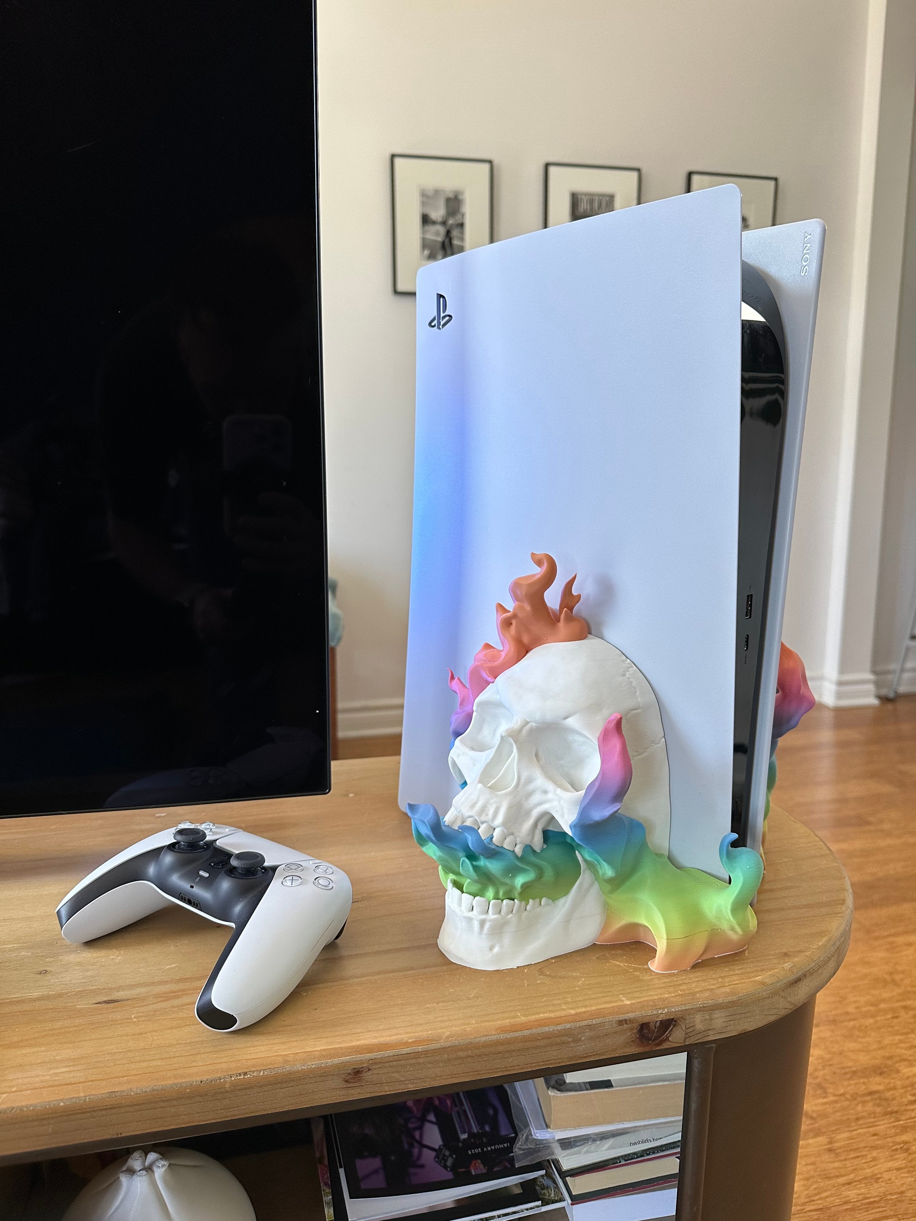 Unieke Skull Stand voor PlayStation 5 Disc Edition