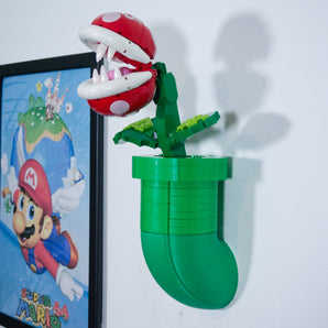 Wandbeugel voor LEGO Mario Piranha Plant 71426