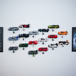 Universele wandmontage voor LEGO Speed Champions