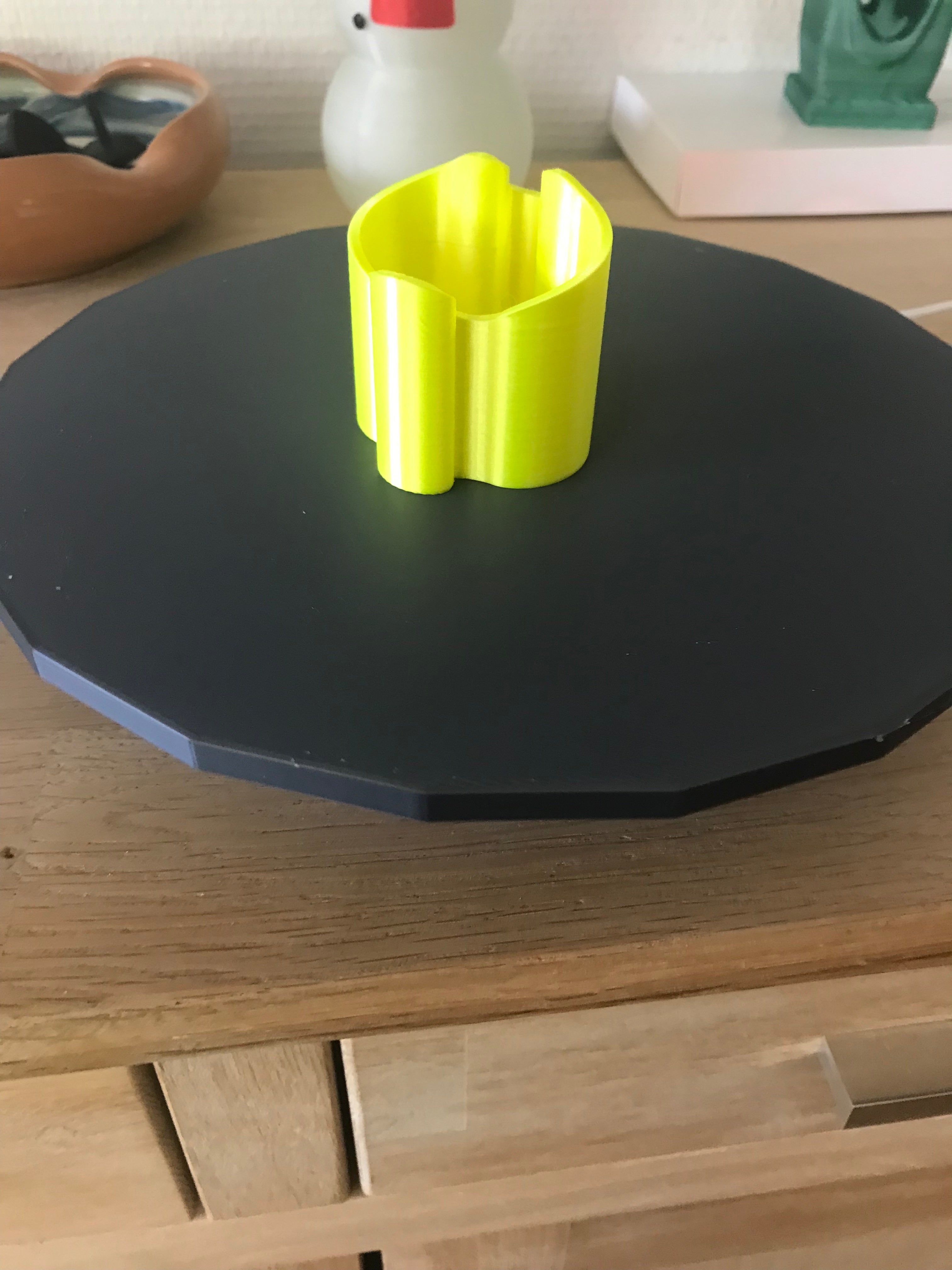 3D-printbare roterende plaat voor displaystandaards