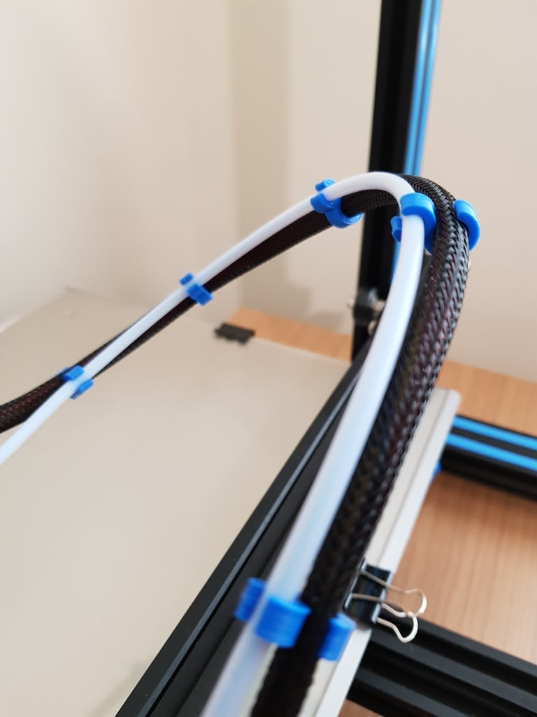 Kabelhouder voor CR10 Bowden- en extruderkabels