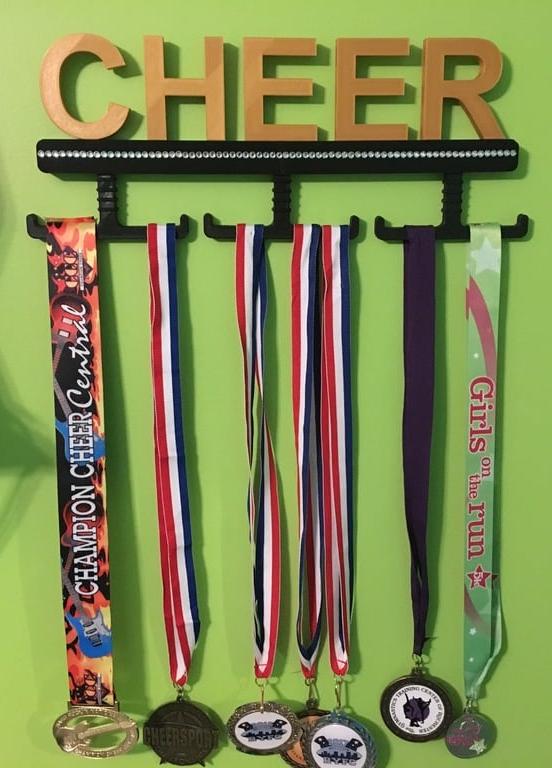 Cheerleading Medaille Wand Displayschappen