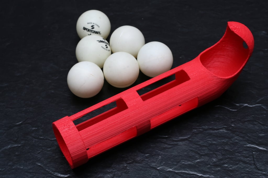 Parametrische pingpongbalhouder voor wandmontage