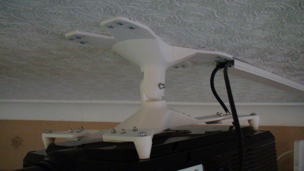 Plafondmontage voor videoprojector met verstelbare helling