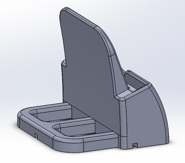 iPhone6 en 6 Plus oplaaddock met luidsprekerhoorn en verstelbare kabelgeleiding