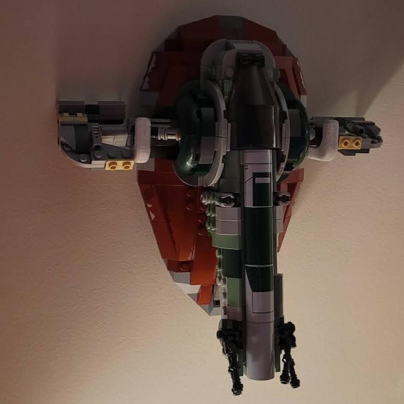 Muurbevestiging voor Lego Slave 1 Starship