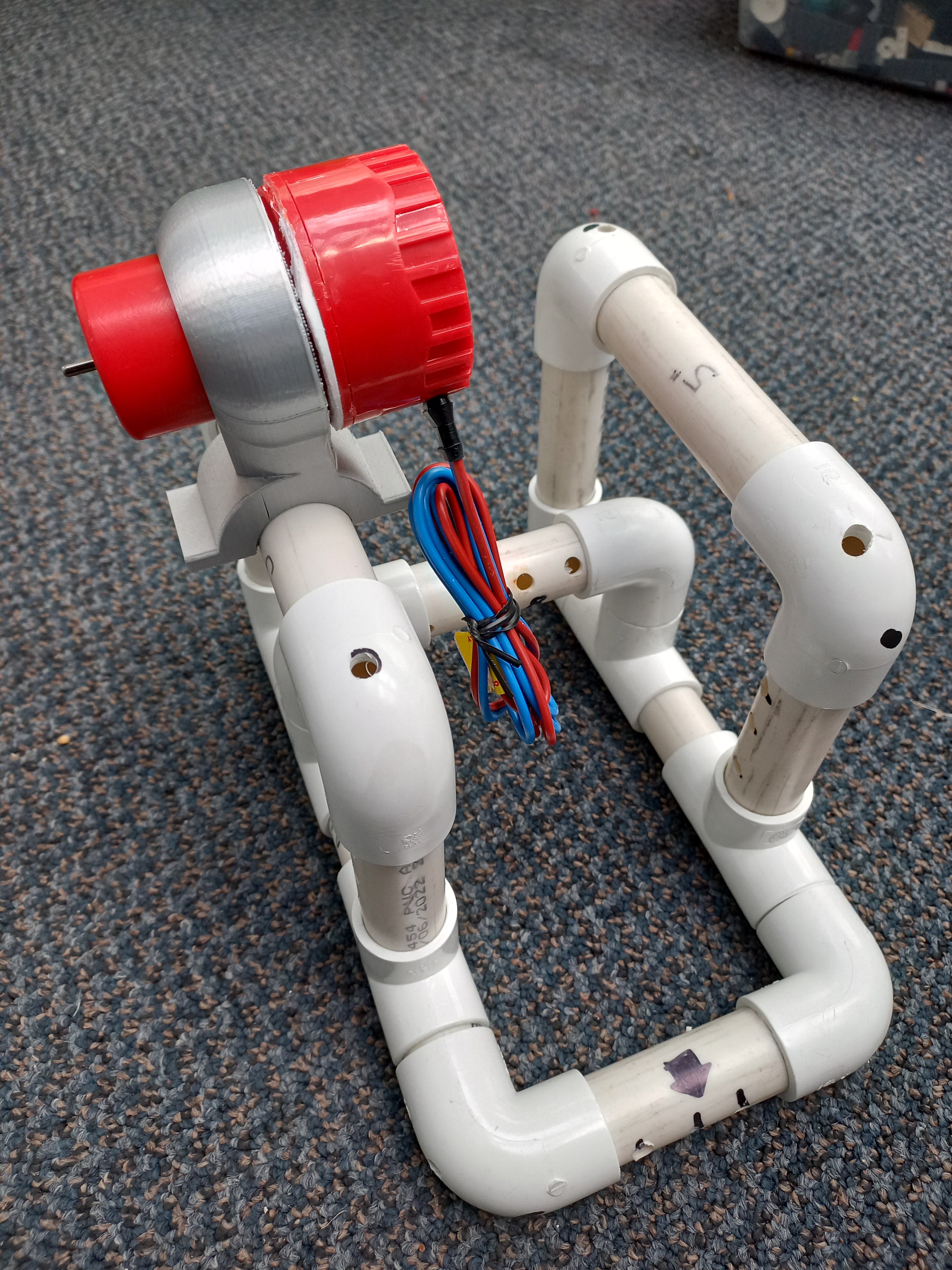 ROV Lenspompmotor Aansluitingen