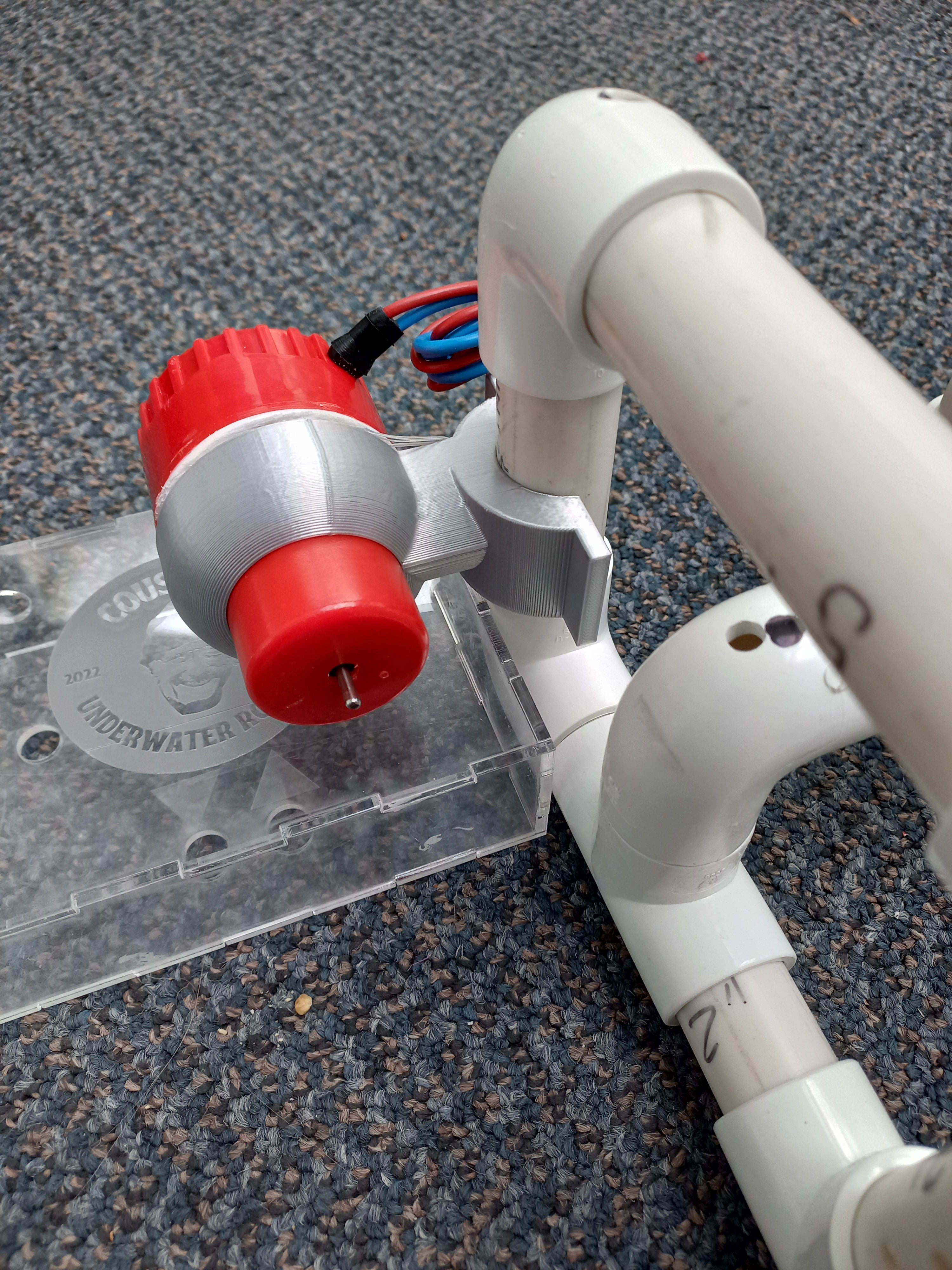 ROV Lenspompmotor Aansluitingen