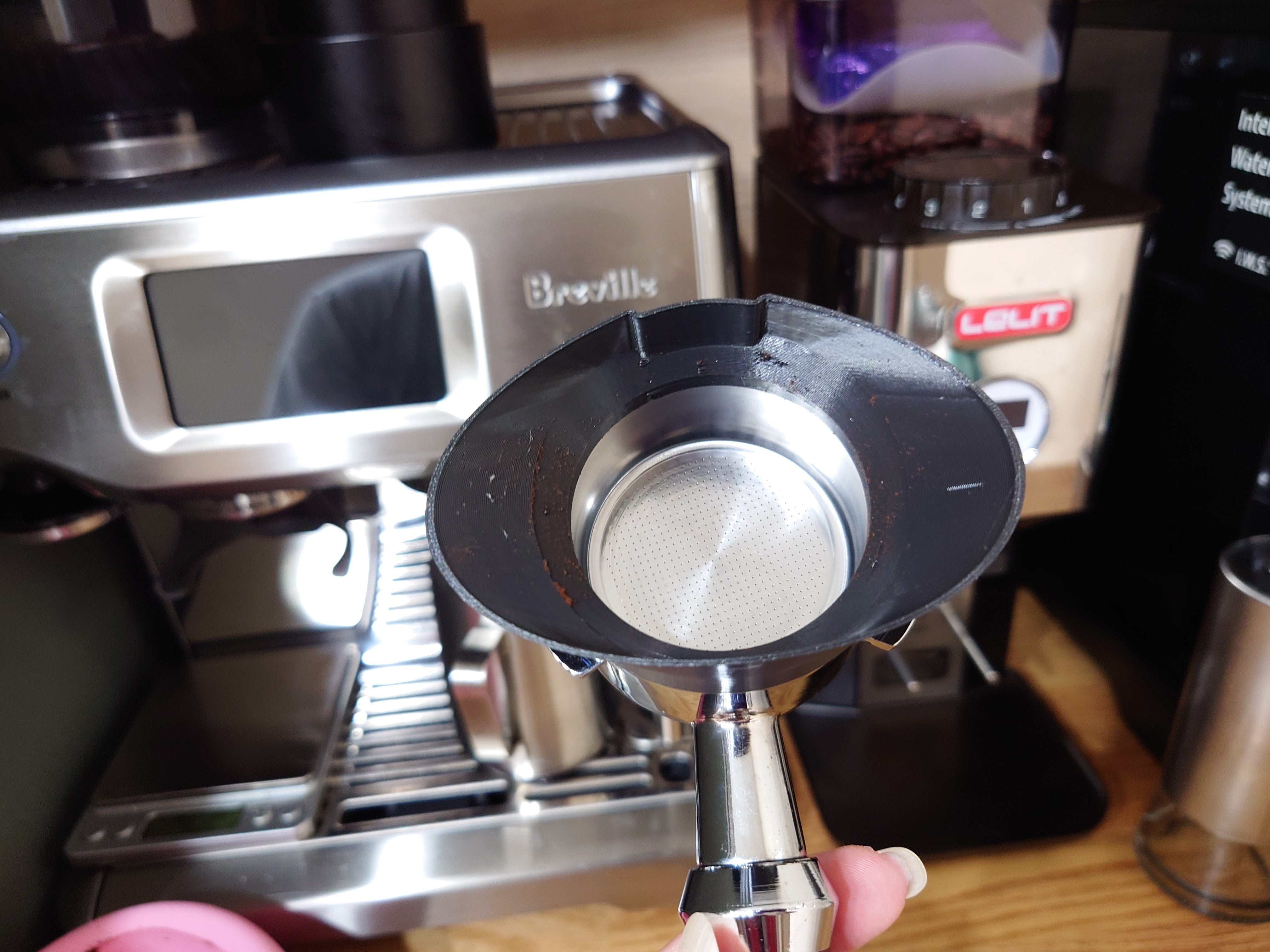 54mm doseringstragt voor Lelit PL72 & Breville portafilter