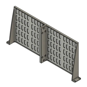 19-inch rekplank voor lichte netwerkapparatuur
