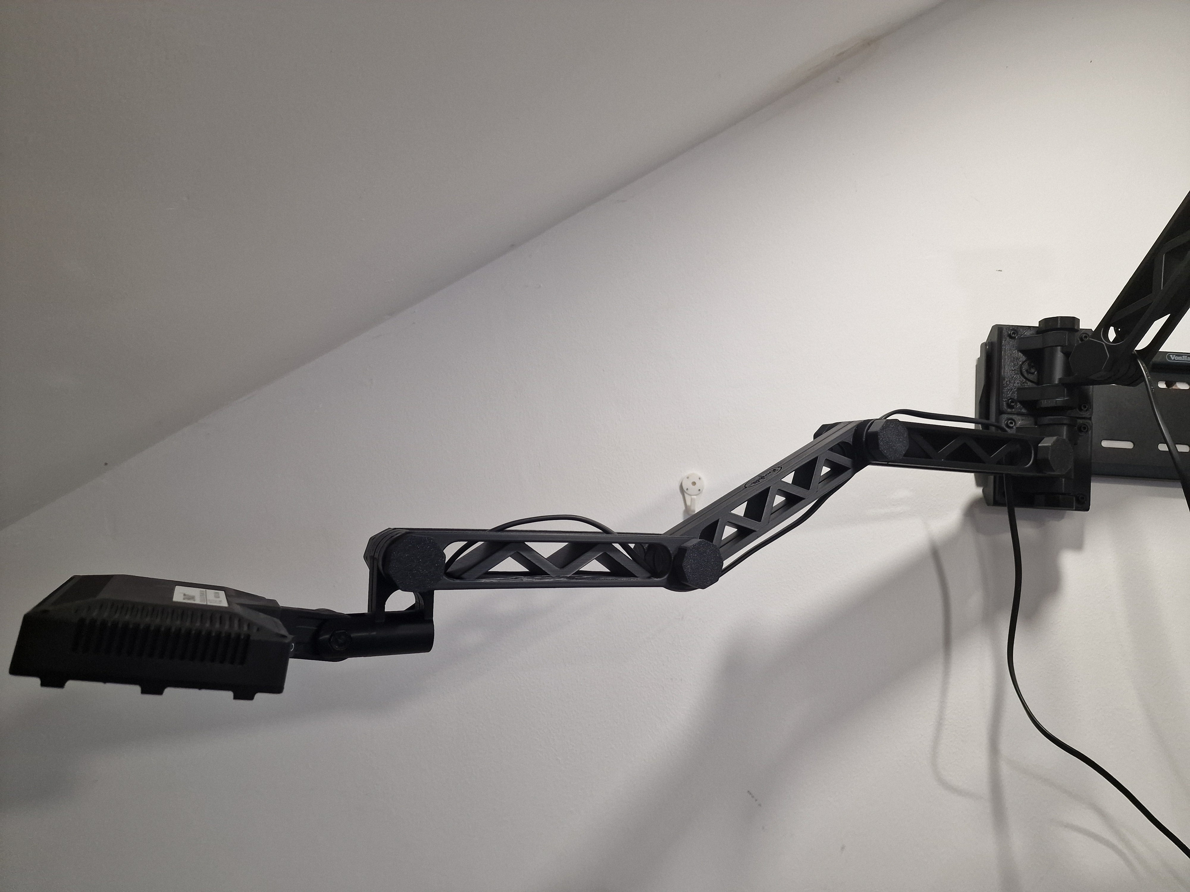 Verstelbare muurbeugel met arm voor LED-verlichting en tv