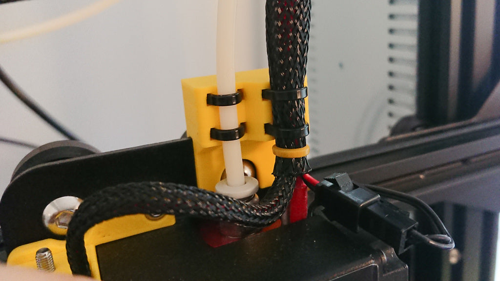 Houder voor Hotend Bowden-buis en kabels met ontlasting voor Creality Ender 3