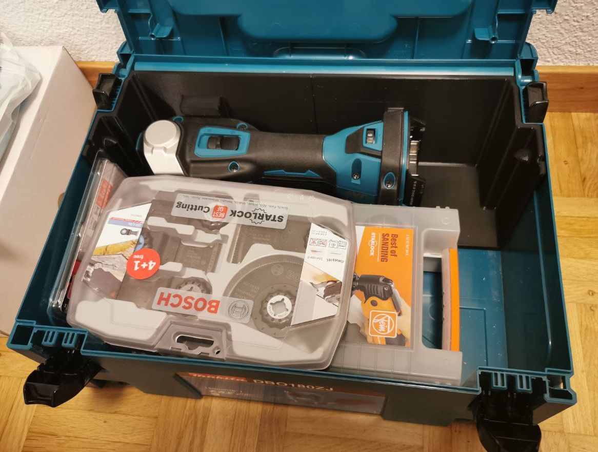 Makita DTM52 Inzetstuk voor Multitool in Makpac Gereedschapskist