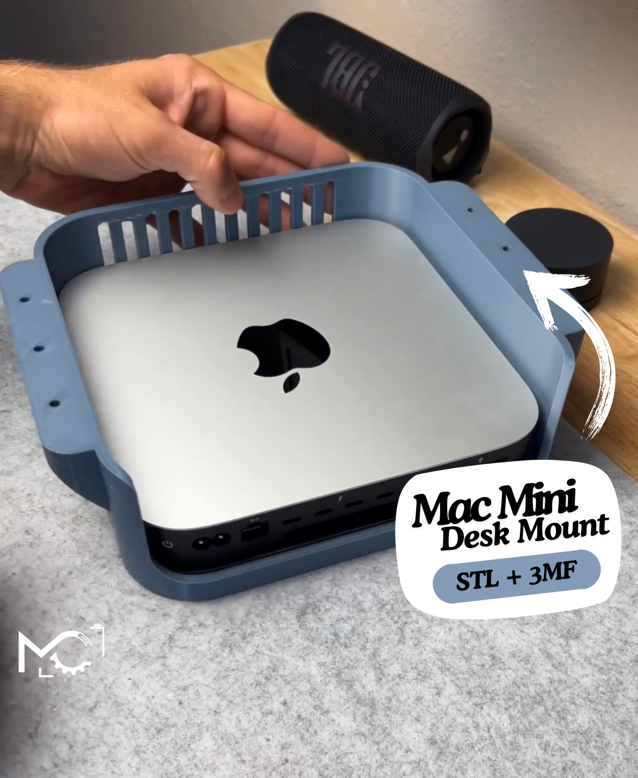 Mac Mini Onder Bureau Bevestiging