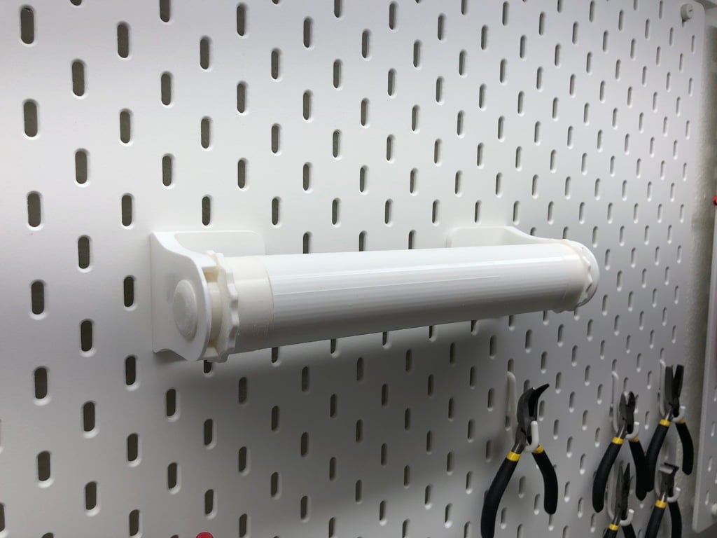 GRAB and GO Papieren handdoekhouder voor Wand en IKEA Skådis