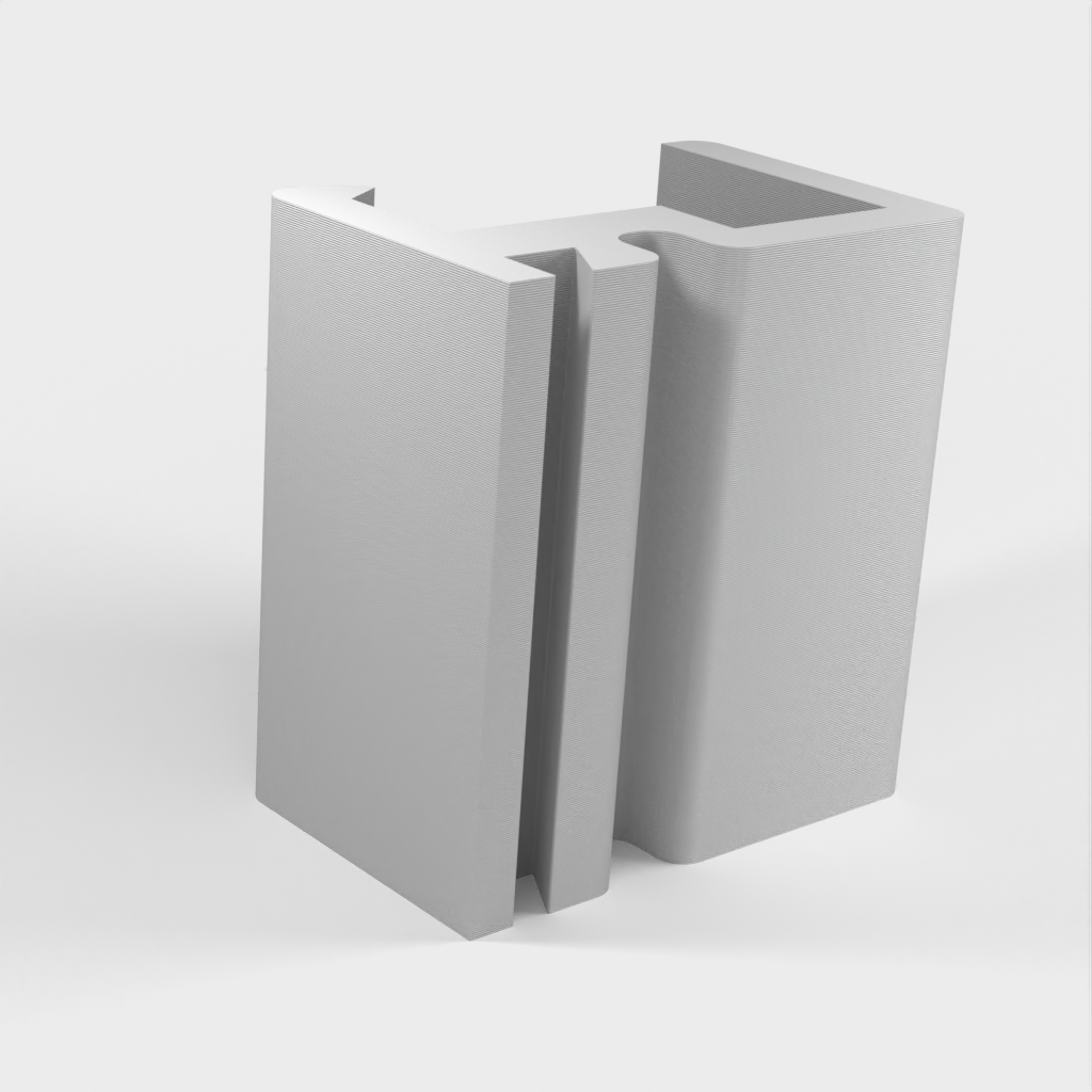 Modulaire beugel voor montage van alles op IKEA Fredde horizontale rail en Klipsch luidsprekerbeugel