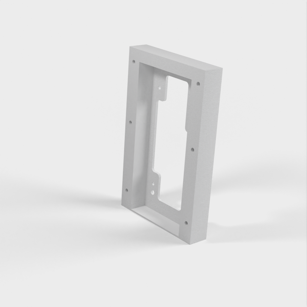 Op aluminium gemonteerde Ring Doorbell 2-behuizing voor dunne muren