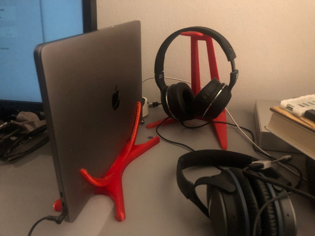 Verticale laptopstandaard voor MacBook Pro