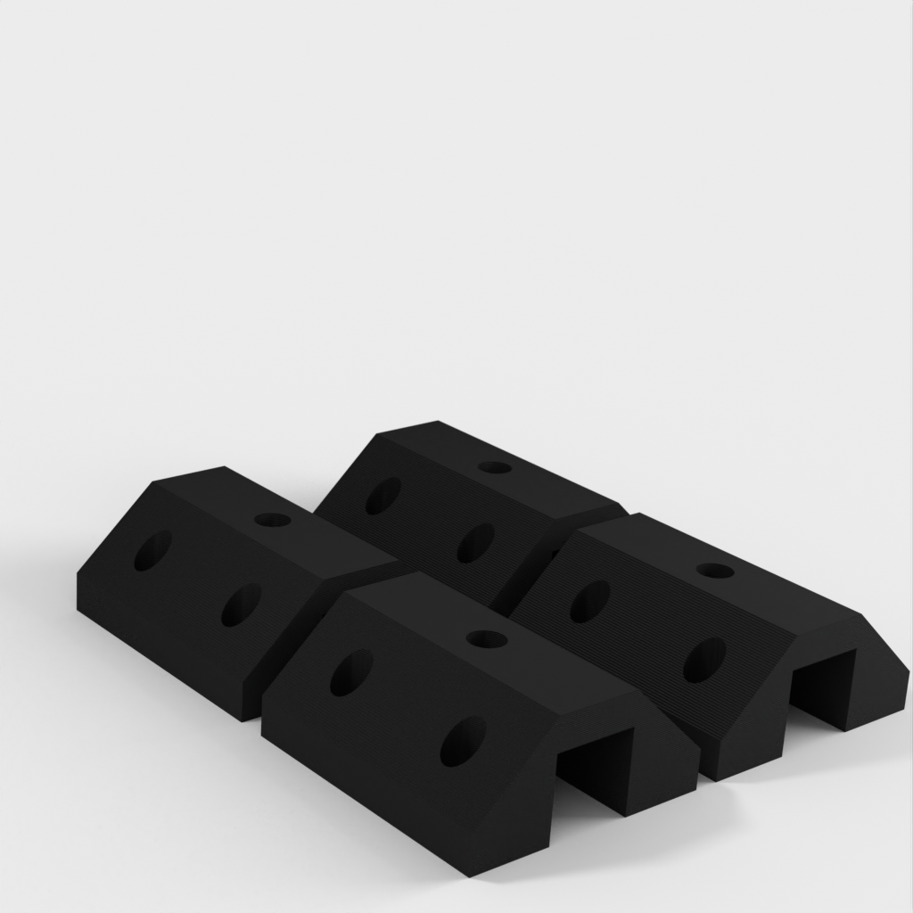 Wandmontage plankbeugel voor Ikea Burhult planken