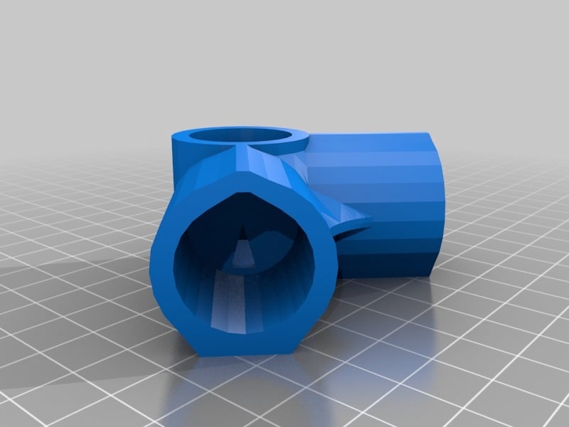 3-weg Hoekstuk voor 1/2 Inch PVC-Pijp