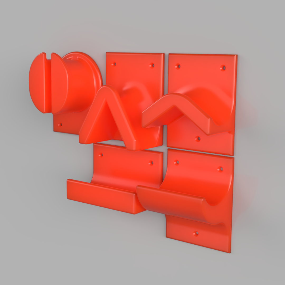 Kabelorganisator voor de thuisgym - Hanger voor trainingsapparatuur