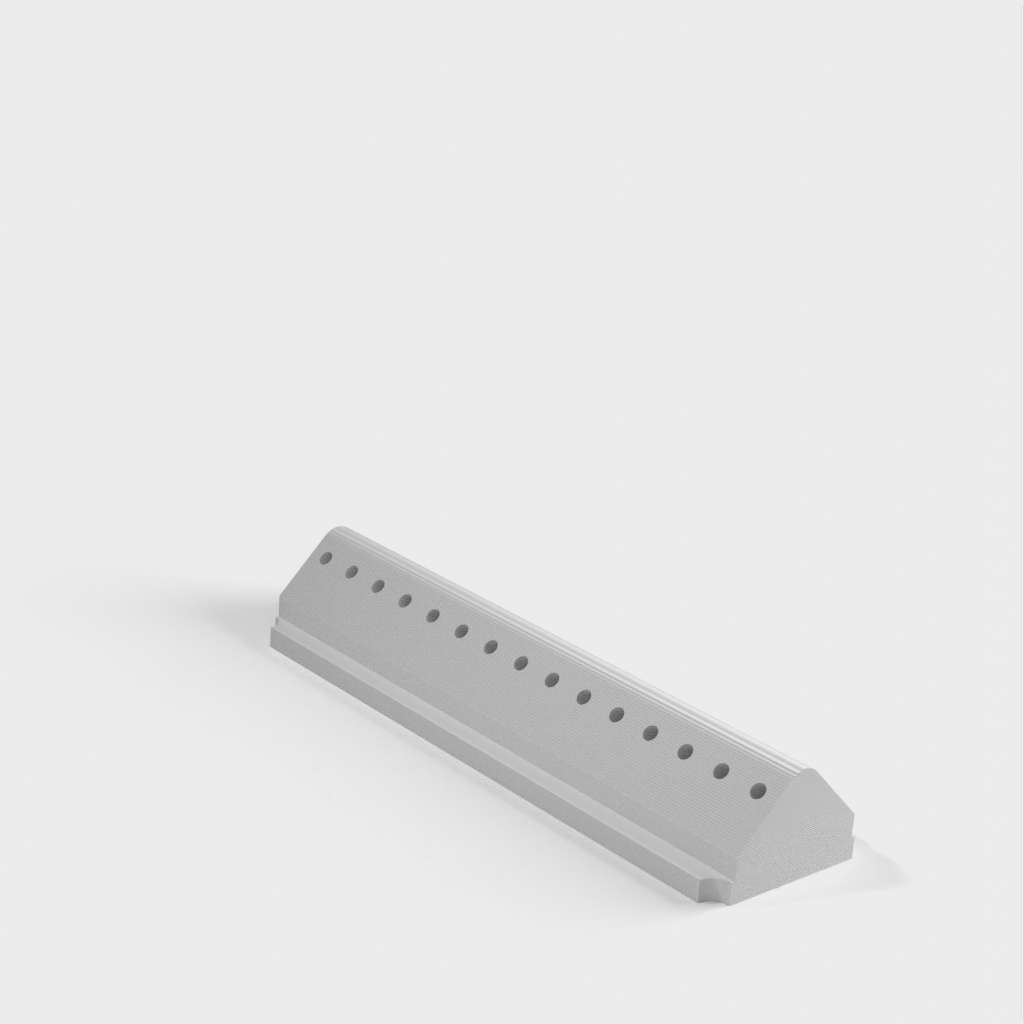Modulaire Dremel bitorganizer voor IKEA SKADIS tafel