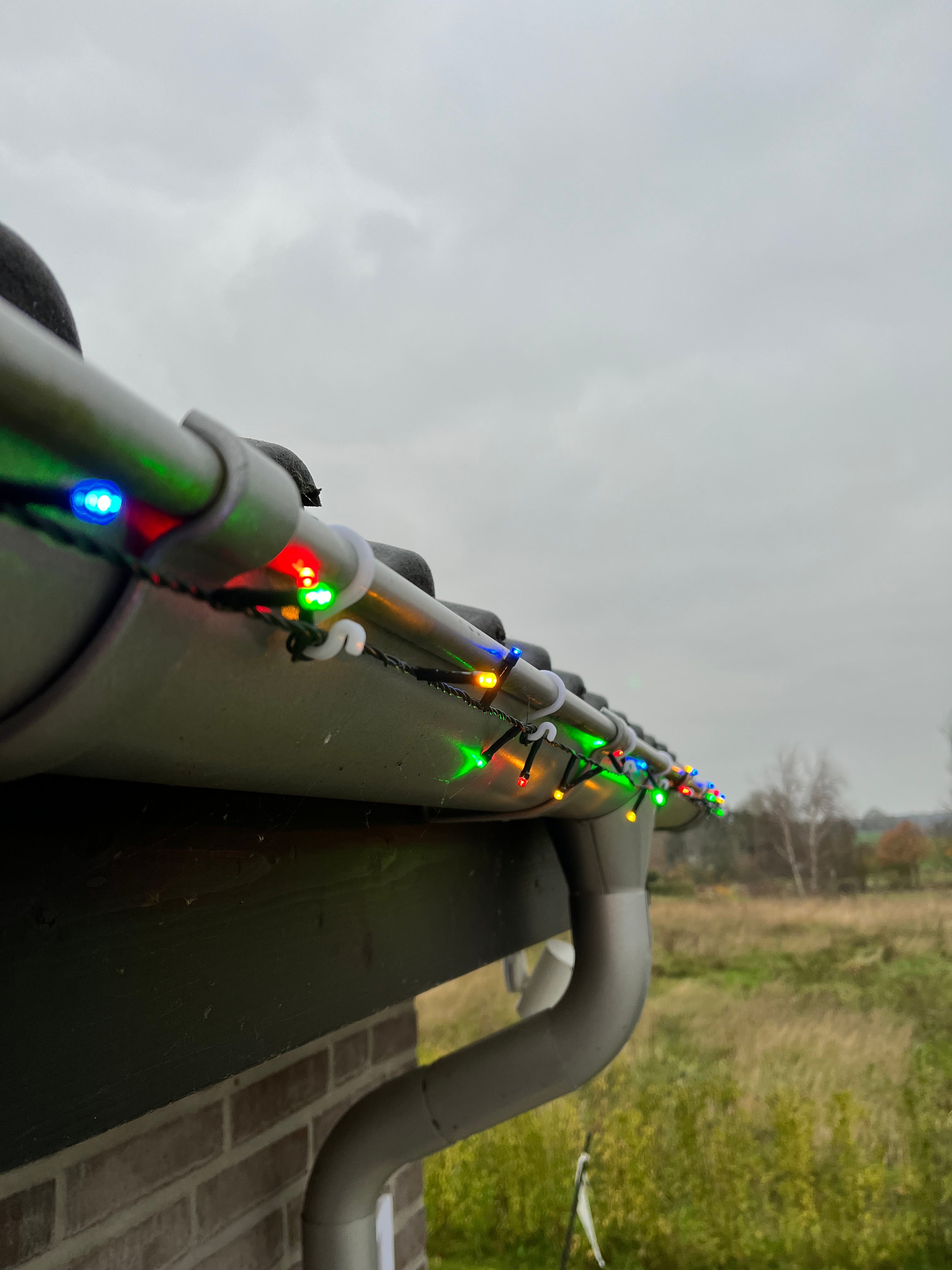 Tagrendekroeg voor kerstverlichting (10 stuks)