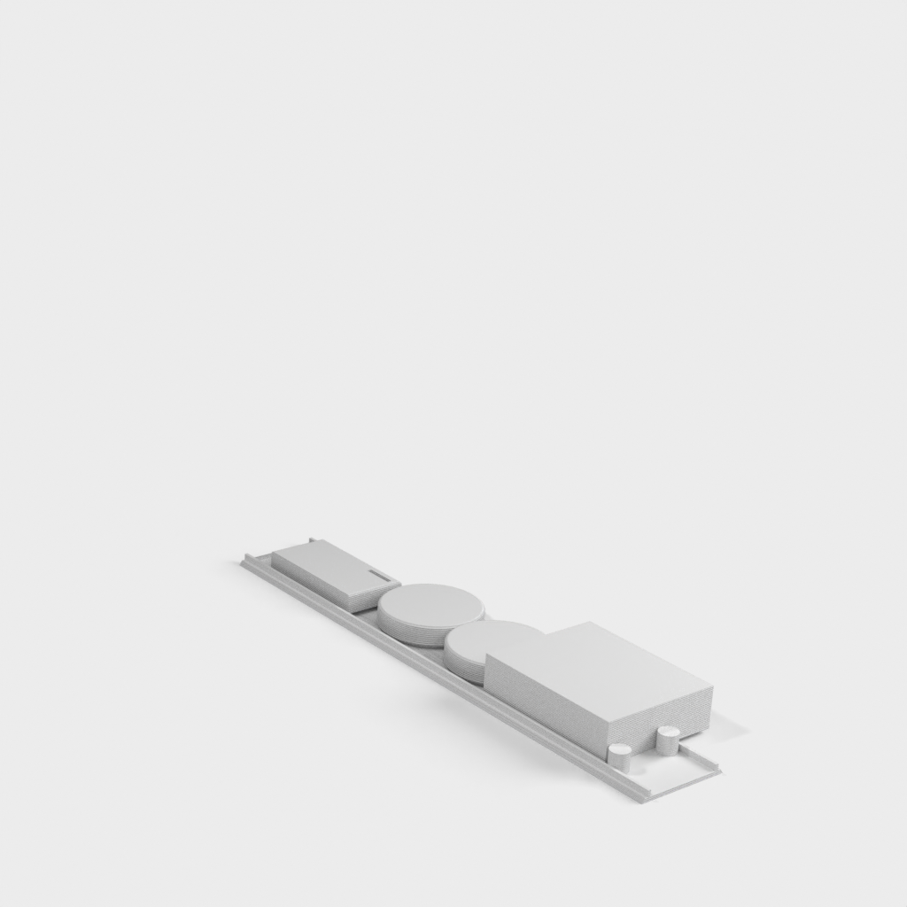 Modulaire Dremel Bit-Organizer voor muur en IKEA Skadis