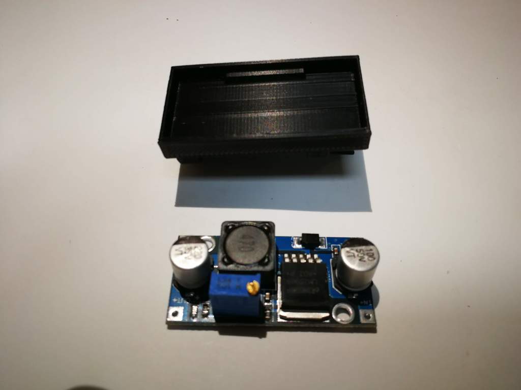 Bevestiging voor DC-DC Converter LM2596 op DIN-rail