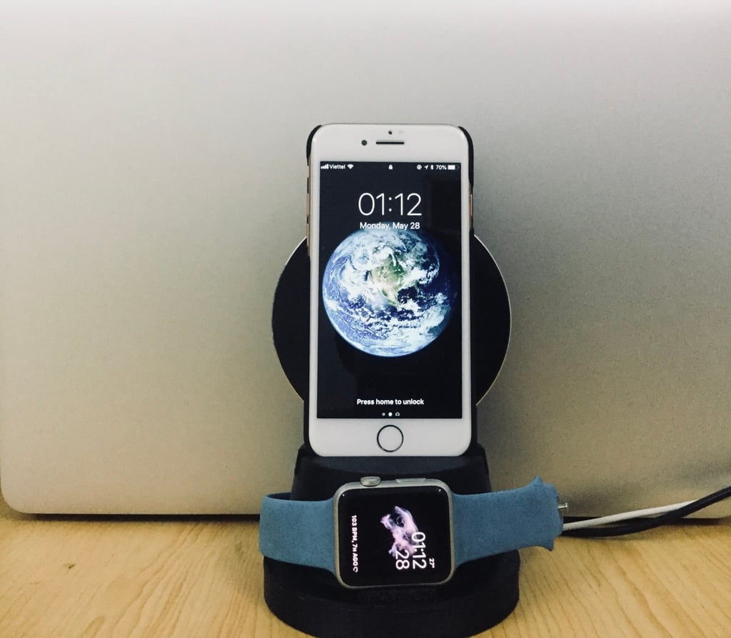 Draadloos oplaadstation voor iPhone en Apple Watch