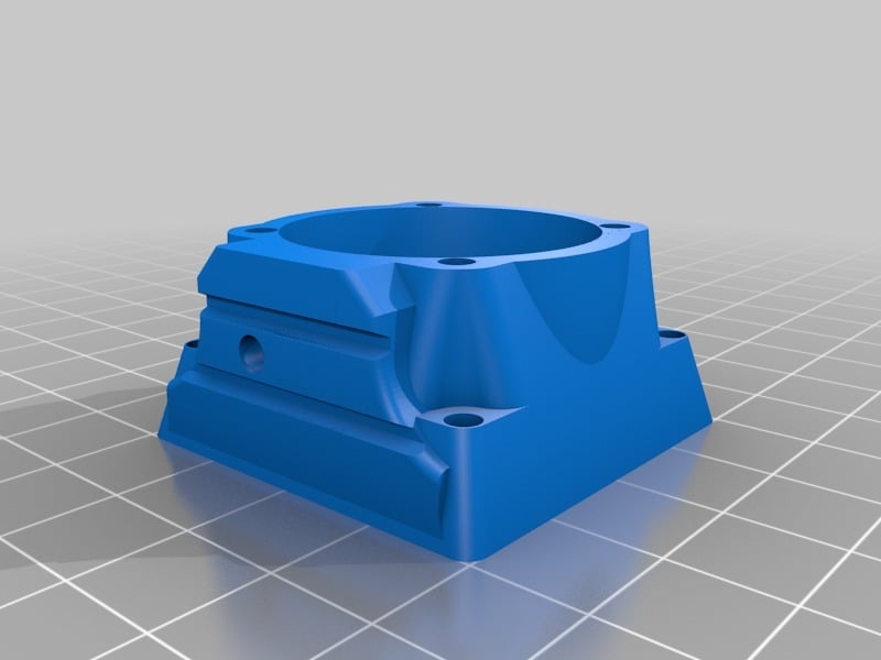 Upgradebeugel voor Geeetech A10/A30: E3D V6 Hotend en dubbele 5015 ventilatorsteun