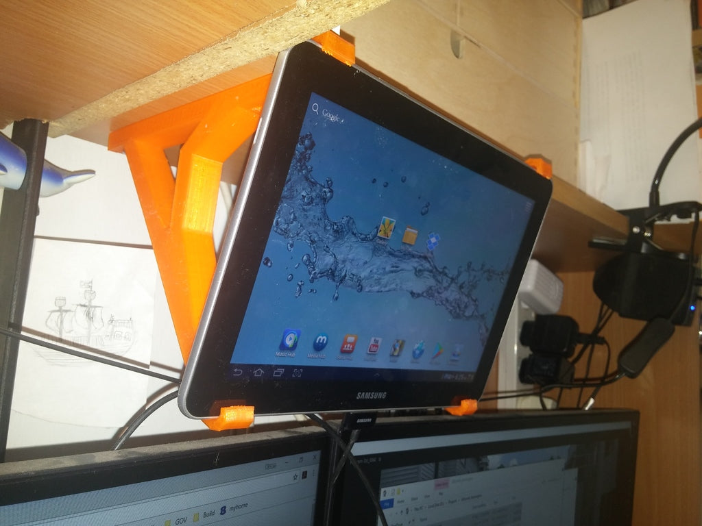 Stijve houder voor Samsung Galaxy 10.1 Tablet (GT-P7510)